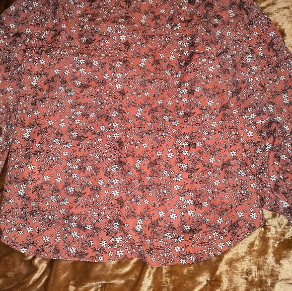 Max Studio wrap blouse floral sz L - Picture 10 of 10